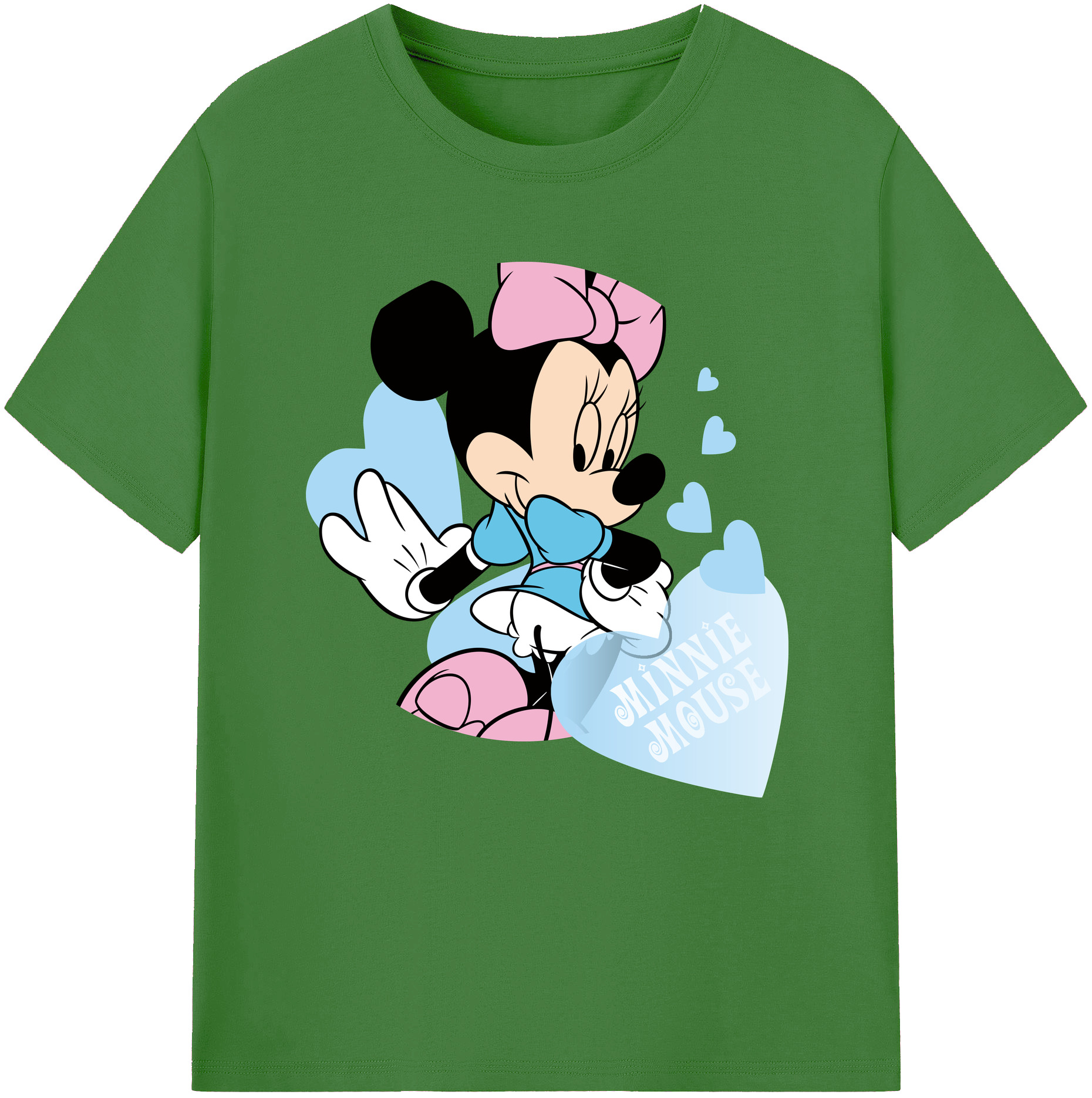 （画像用） ミッキーマウス Mickey Mouse レディースカジュアルプリントTシャツ（綿100％）